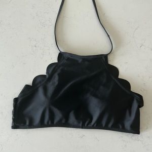 SHEIN halter swim top